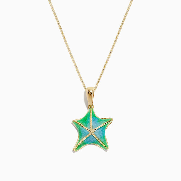 Effy Seaside Sterling Silver Tanzanite and Diamond Starfish Pendant –  effyjewelry.com